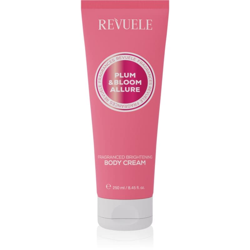 Plum & Bloom Allure Fragranced Brightening Body Cream rozświetlający krem do ciała o działaniu nawilżającym dla kobiet