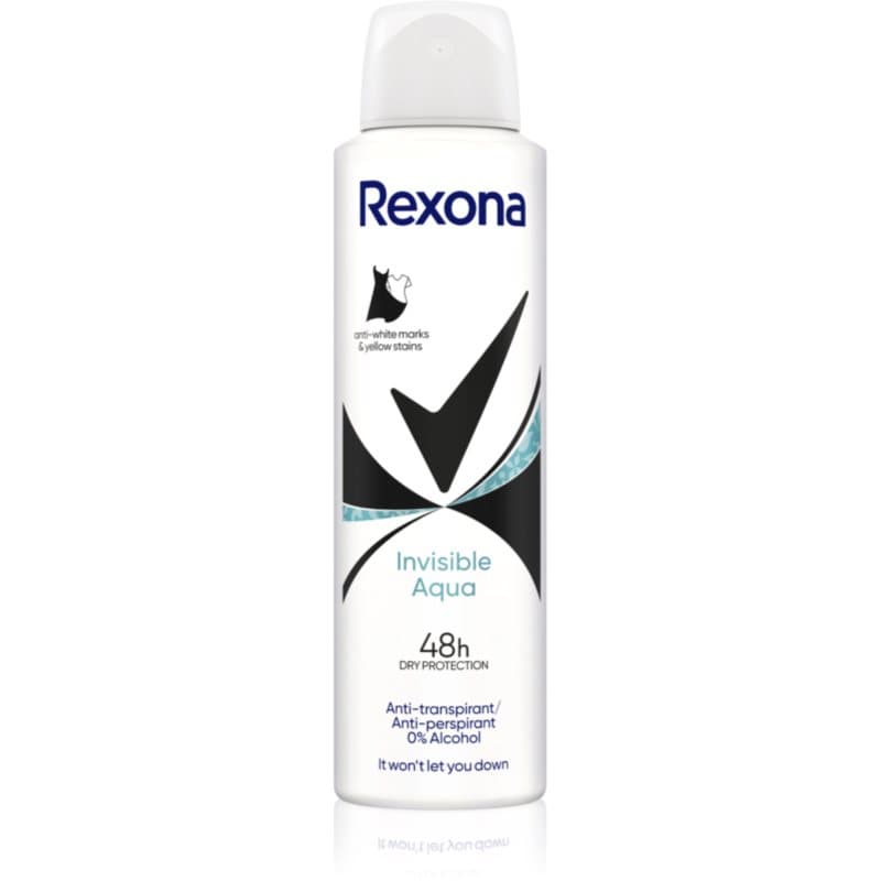 Invisible Aqua antyperspirant w sprayu przeciwko białym i żółtym śladom