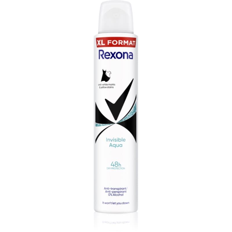 Invisible Aqua antyperspirant w sprayu przeciwko białym i żółtym śladom