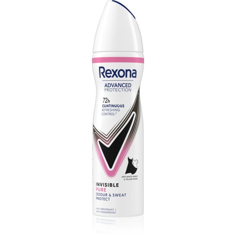 Advanced Protection Invisible Pure antyperspirant w sprayu przeciwko białym i żółtym śladom