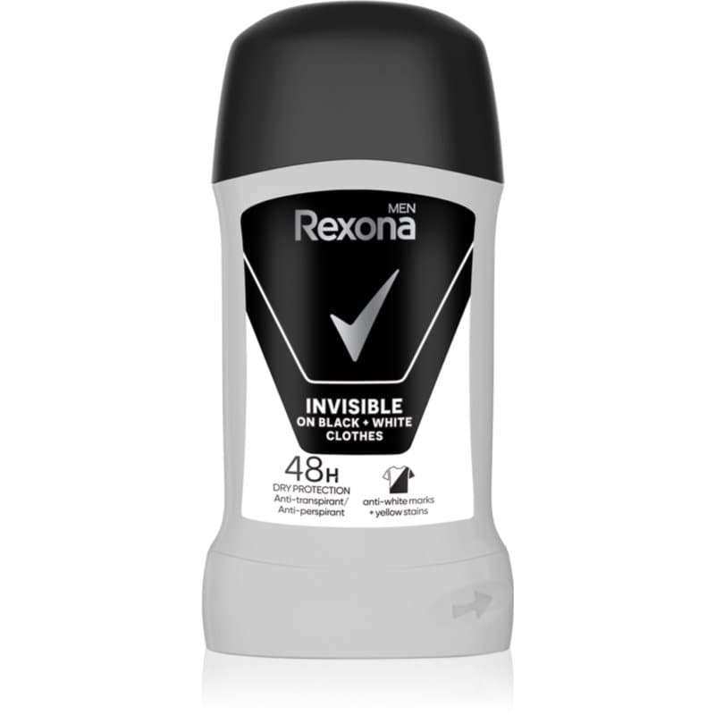 Men Invisible antyperspirant w sztyfcie przeciwko białym śladom 48 H