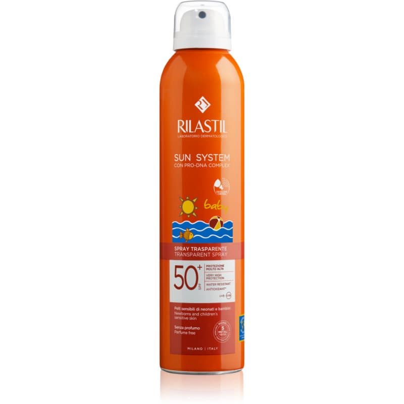 Sun System Baby transparentny spray do opalania SPF 50+