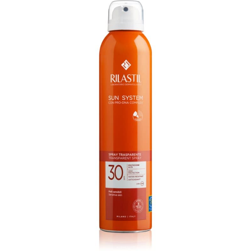 Sun System transparentny spray do opalania SPF 30