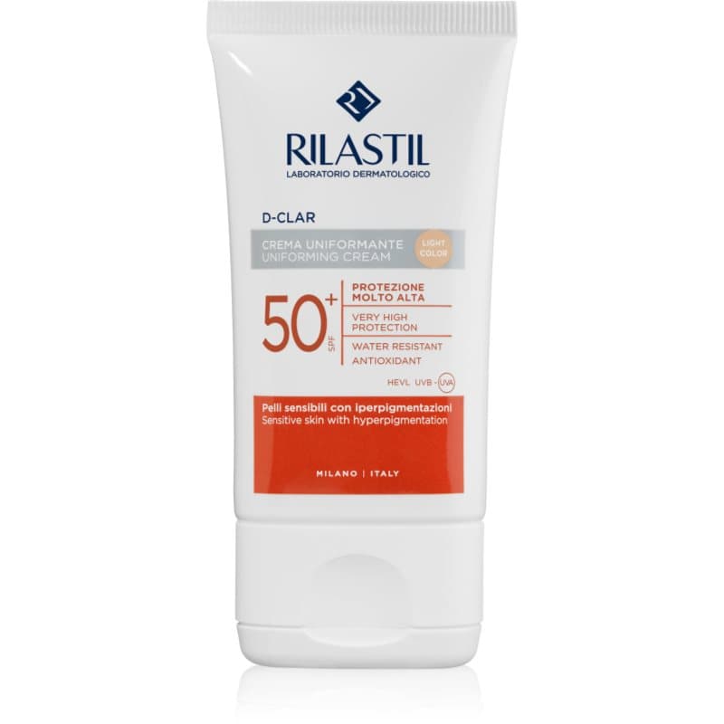 D-Clar ochronny krem tonujący przeciw przebarwieniom SPF 50+ odcień Light