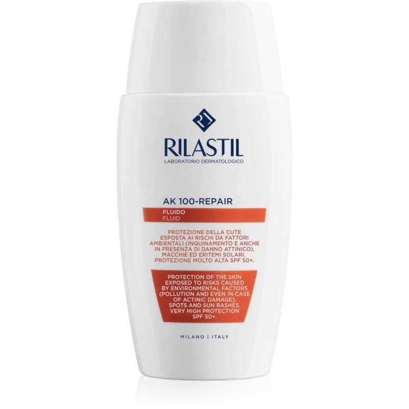 AK 100-Repair fluid ochronny do skóry wrażliwej ze skłonnością do przebarwień SPF 50+