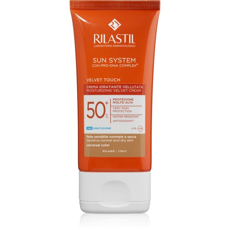 Sun System Velvet Touch ochronny krem tonujący do twarzy SPF 50+