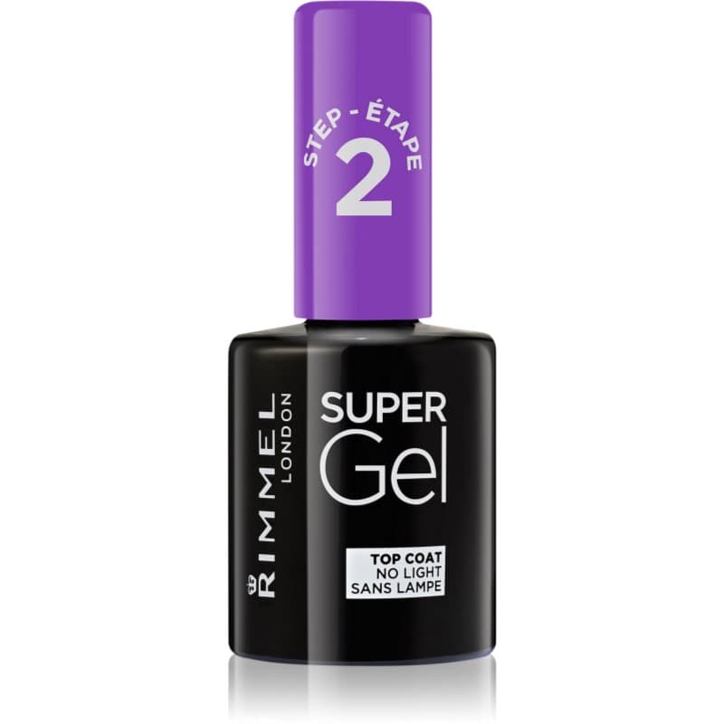 Super Gel Step 2 Glitter lakier nawierzchniowy do paznokci zapewniający błyszczący połysk