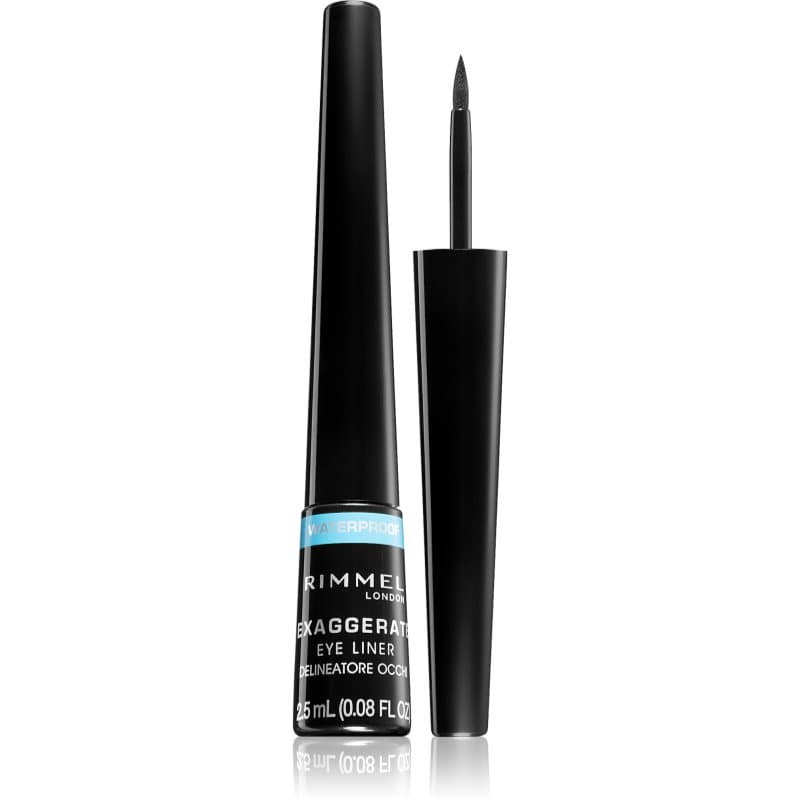 Rimmel Exaggerate Waterproof eyeliner odcień 003 Glossy Black
