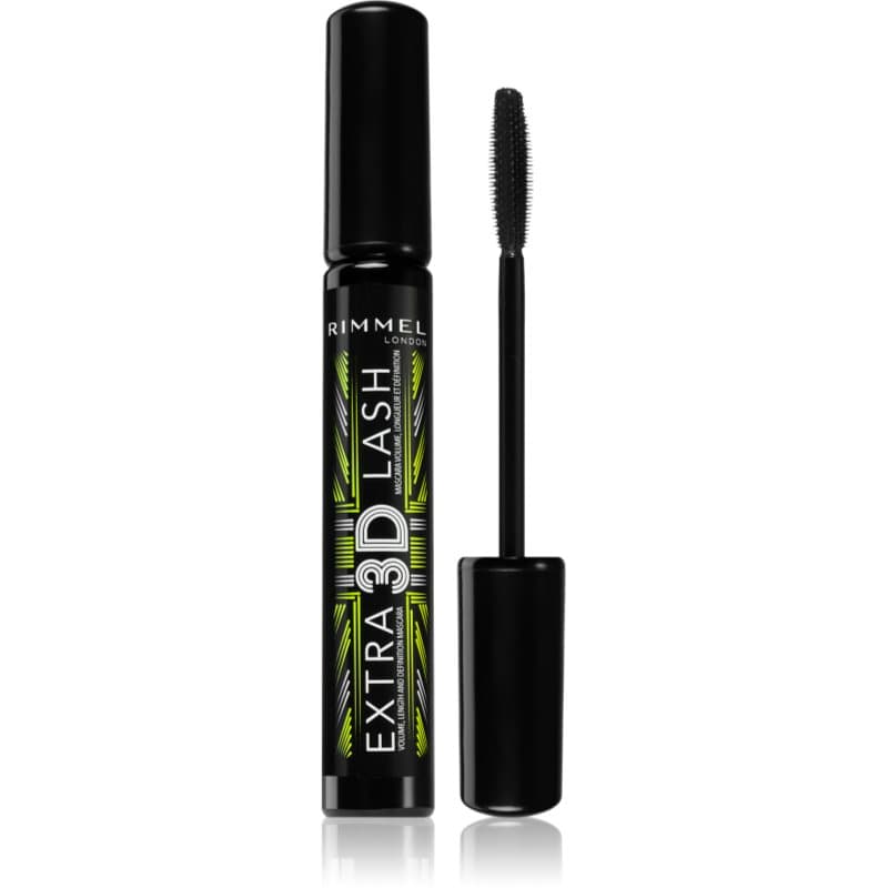 RIMMEL - EXTRA 3D LASH - Pogrubiająco - wydłużający tusz do rzęs - 003 EXTREME BLACK