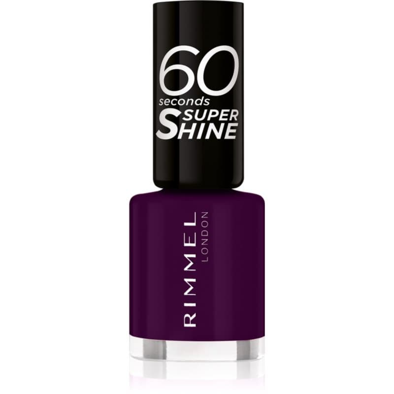60 Seconds Super Shine lakier do paznokci odcień 345 Black Cherries