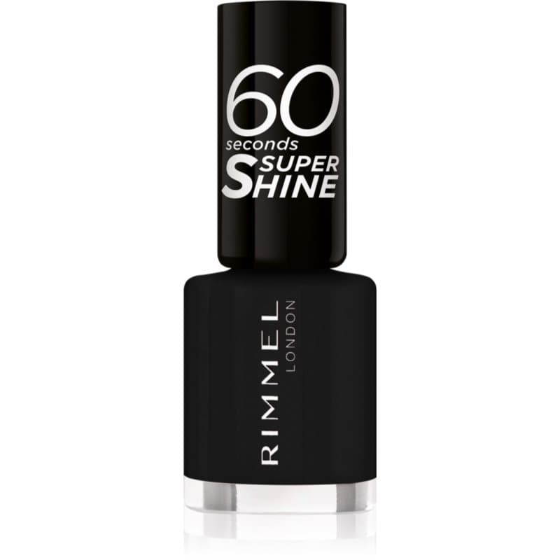 60 Seconds Super Shine lakier do paznokci odcień 900 Black
