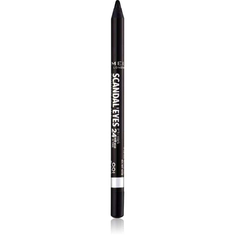 Rimmel Scandal'Eyes Khôl Kajal wodoodporna kredka do oczu odcień 001 Black