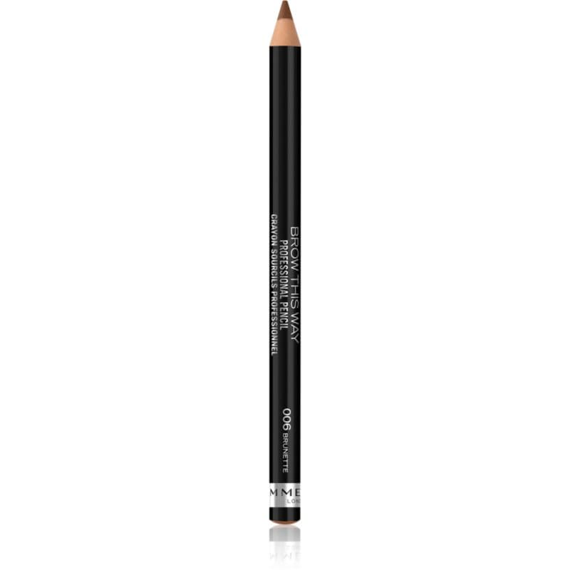 Rimmel Brow This Way kredka do brwi ze szczotką odcień 006 Brunette