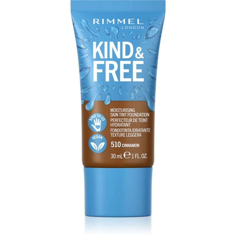 Kind & Free Moisturising Skin Tint lekki podkład nawilżający odcień 510 Cinnamon
