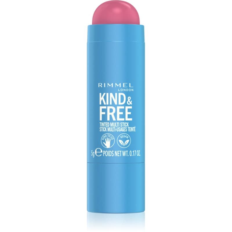 Rimmel Kind & Free wielofunkcyjny kosmetyk do makijażu oczu, ust i twarzy odcień 003 Pink Heat