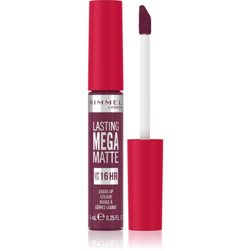 Lasting Mega Matte lekka matowa szminka w płynie 16 godz. odcień Rock Me Purple