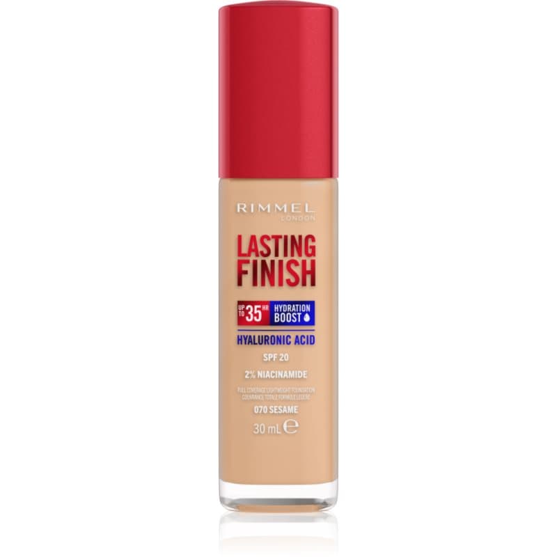 Rimmel Lasting Finish 35H Hydration Boost podkład nawilżający SPF 20 odcień 070 Sesame