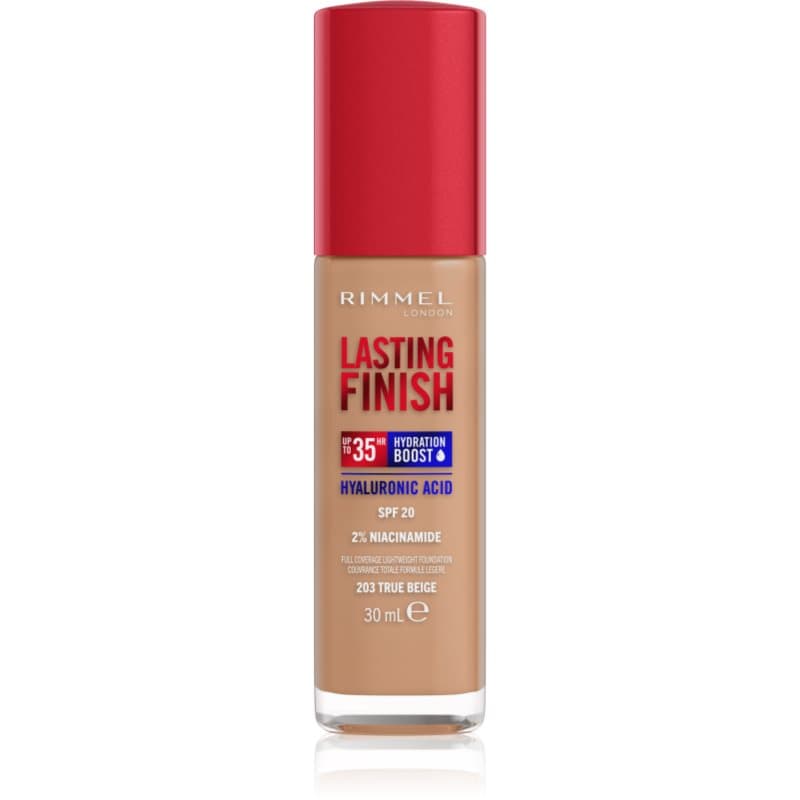 Rimmel Lasting Finish 35H Hydration Boost podkład nawilżający SPF 20 odcień 203 True Beige