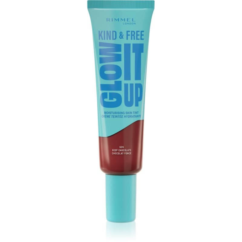 Kind & Free Glow It Up lekki podkład nawilżający odcień 605 Deep Chocolate