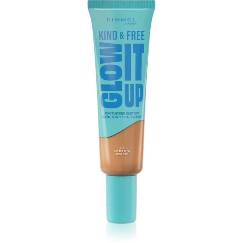 Kind & Free Glow It Up Moisturising Skin Tint Golden Beige 210