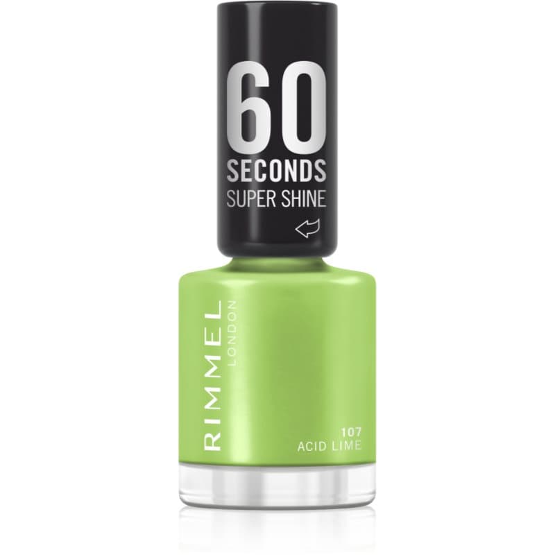 60 Seconds Super Shine lakier do paznokci odcień 107 Acid Lime