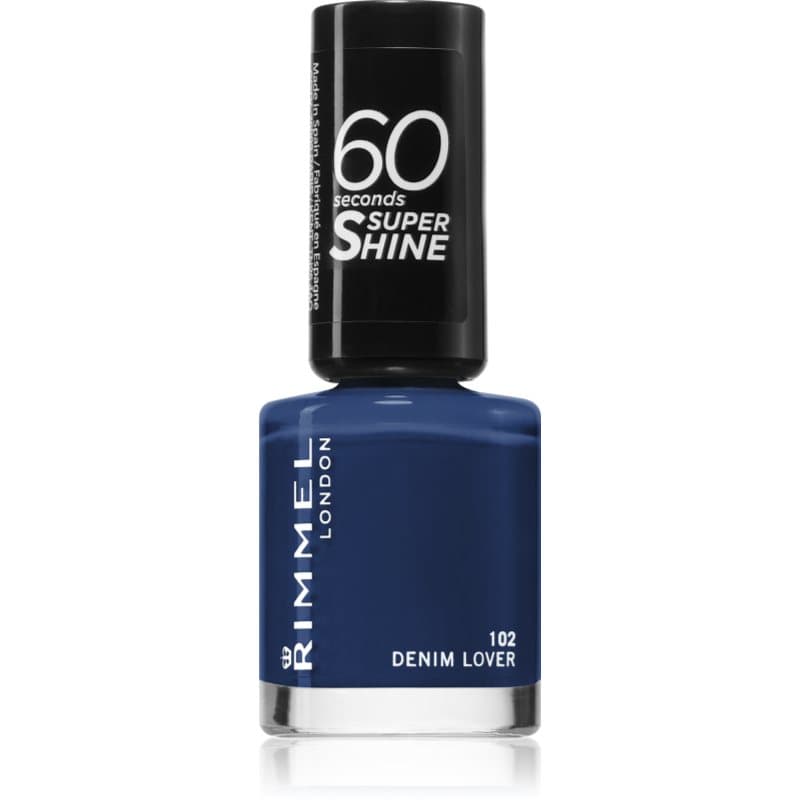60 Seconds Super Shine lakier do paznokci odcień 102 Denim Lover