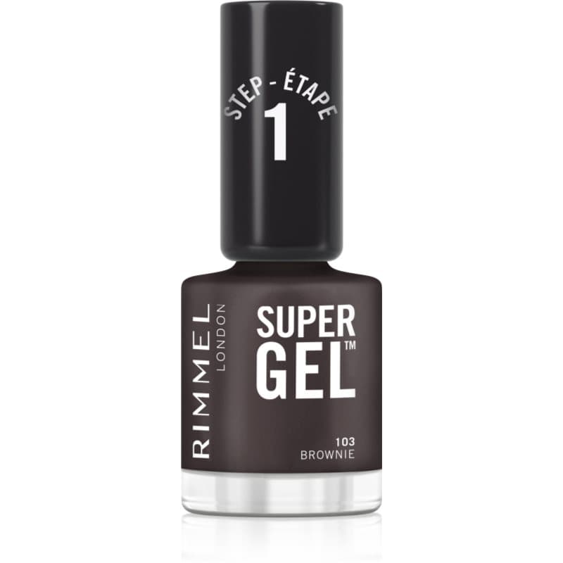 Super Gel hybrydowy lakier do paznokci bez użycia lampy UV/LED odcień 103 Brownie
