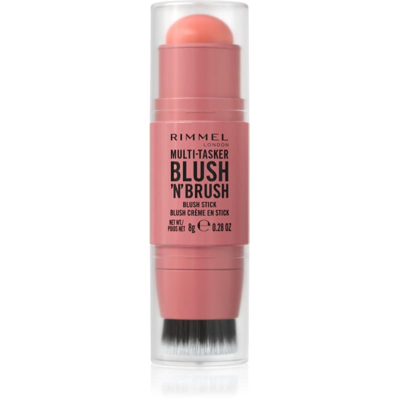 Multi-Tasker Blush'N'brush róż do policzków w sztyfcie z pędzelkiem odcień 100 Cotton Candy