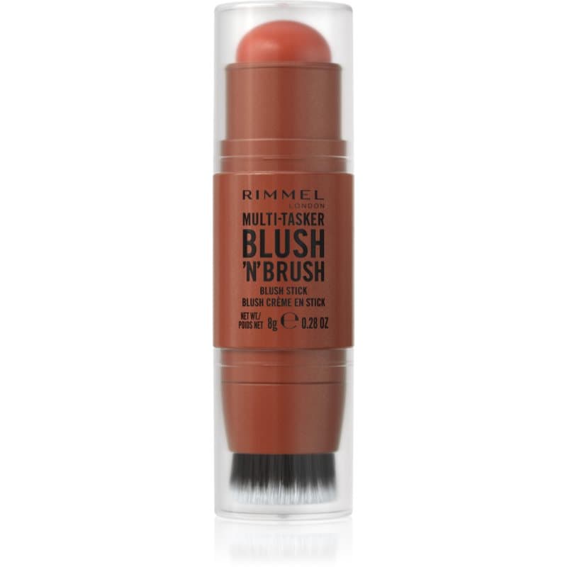Multi-Tasker Blush'N'brush róż do policzków w sztyfcie z pędzelkiem odcień 300 Nearly Suede