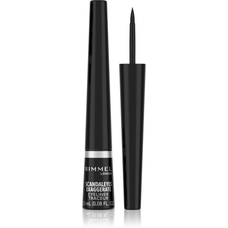 Exaggerate Eyeliner eyeliner w płynie odcień 100% Black