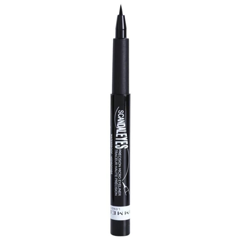 Rimmel ScandalEyes Micro eyeliner w płynie wodoodporne odcień 001 Black