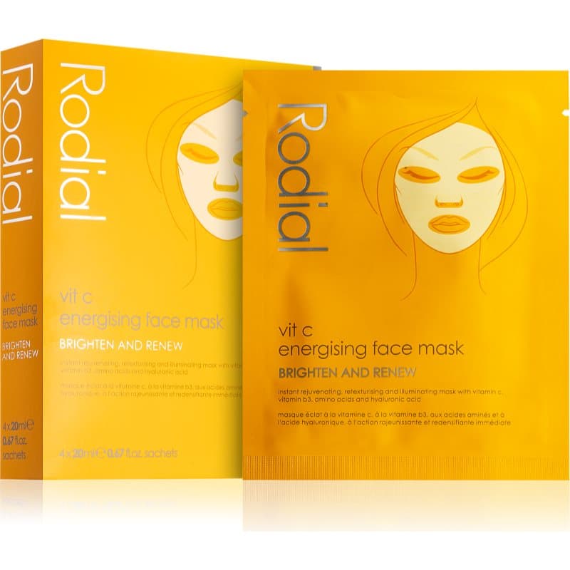 Vit C Energising Face Mask maseczka w płachcie rozjaśniająca i nadająca skórze witalność z witaminą C