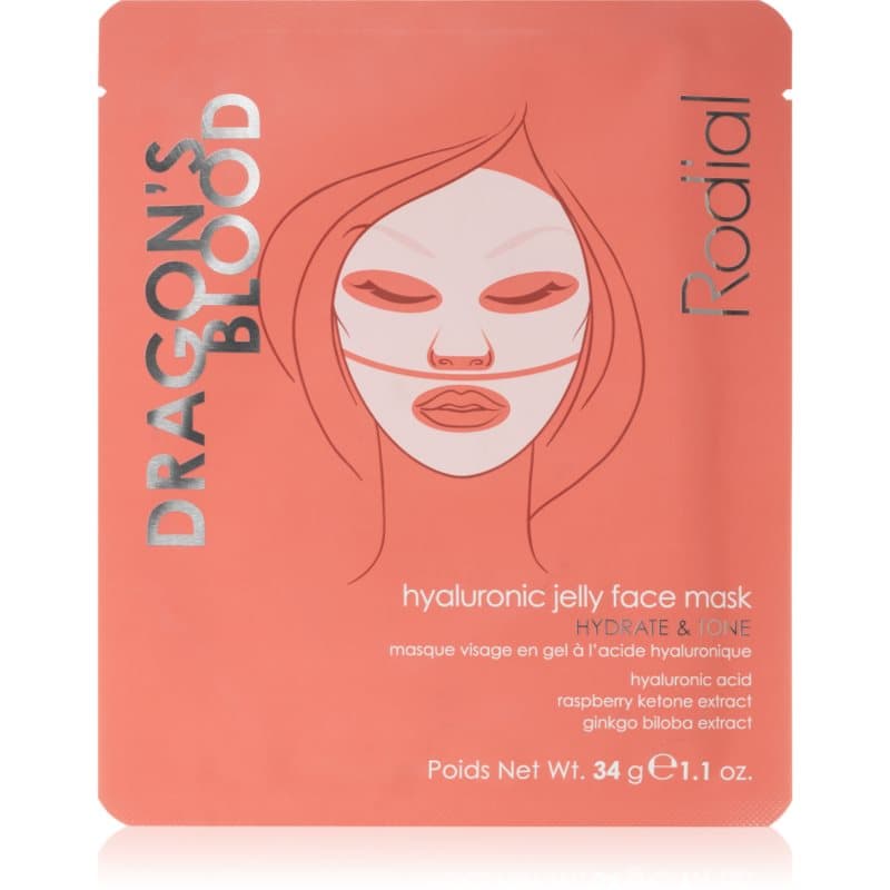Dragon's Blood Hyaluronic Jelly Face Mask maska hydrożelowa o intensywnym działaniu z kwasem hialuronowym