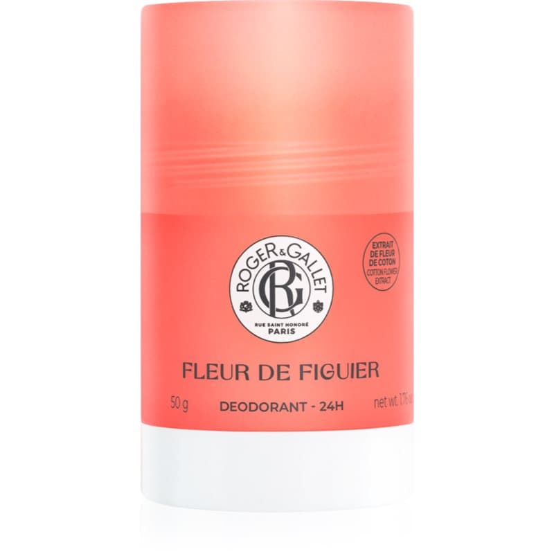 Fleur de Figuier dezodorant w sztyfcie bez dodatku soli aluminium zapewniający 24-godzinną ochronę dla kobiet