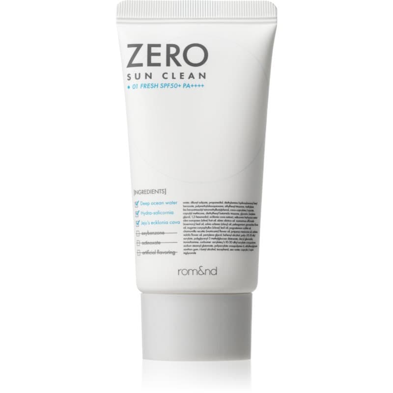 Zero Sun Clean mineralny fluid ochronny do twarzy SPF 50+ odcień 01 Fresh