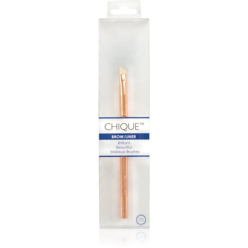 Chique Rose Gold pędzel do brwi i eyelinera