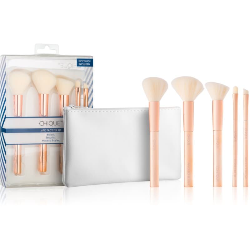 Chique Rose Gold zestaw pędzli z etui