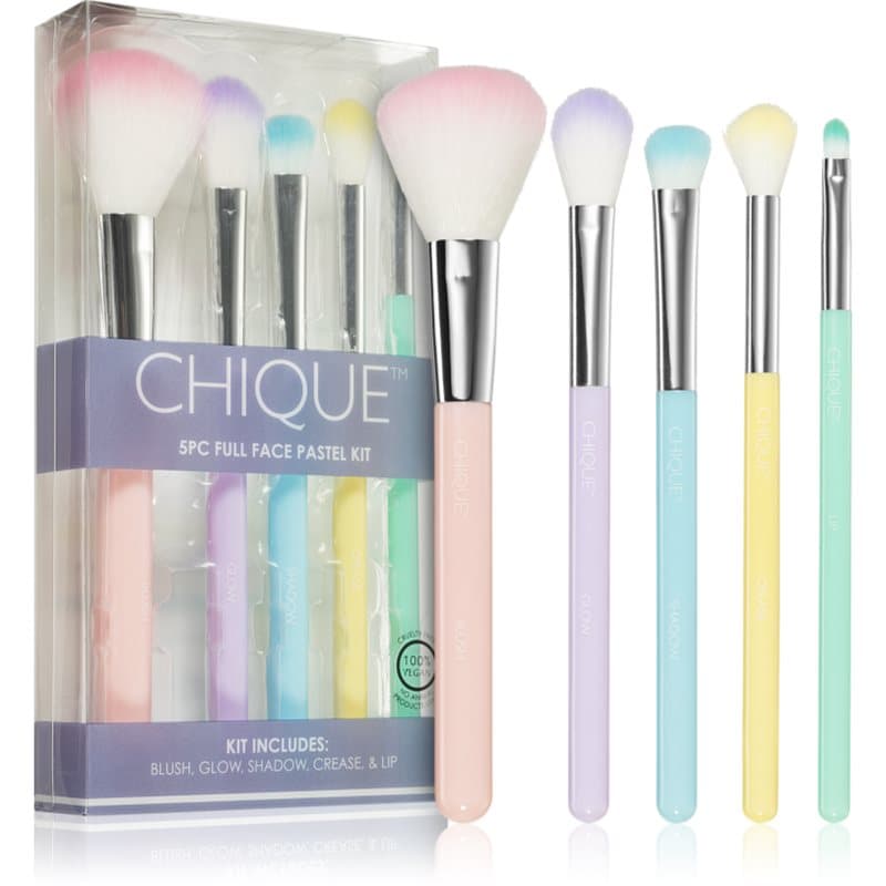 Chique Pastel zestaw pędzli nadający idealny wygląd