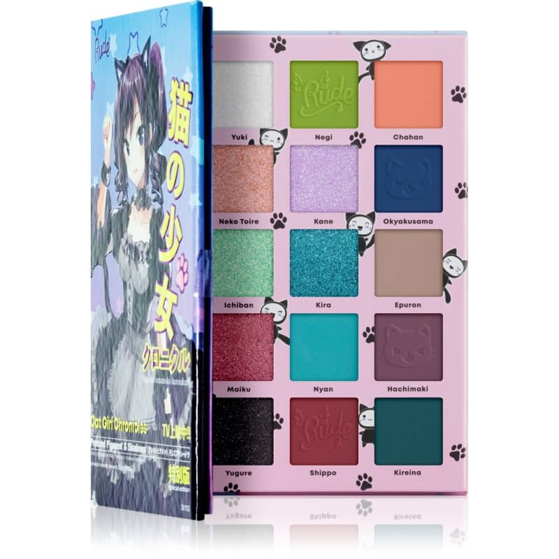 Manga Collection Pigments & Shadows Palette paleta cieni do powiek odcień Cat Girl Chronicles
