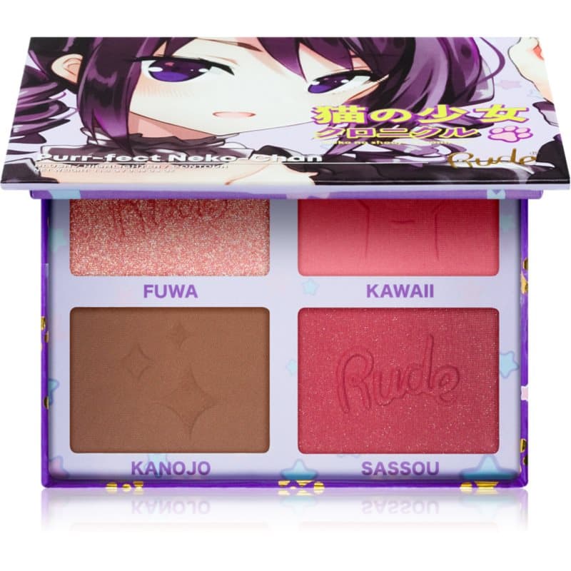 Manga Face Palette paleta wielofunkcyjna do twarzy odcień Purr-fect Neko-Chan