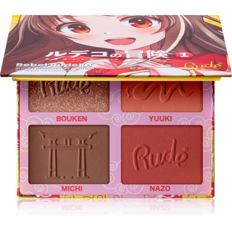 Manga Face Palette paleta wielofunkcyjna do twarzy odcień Rebel Rudeko
