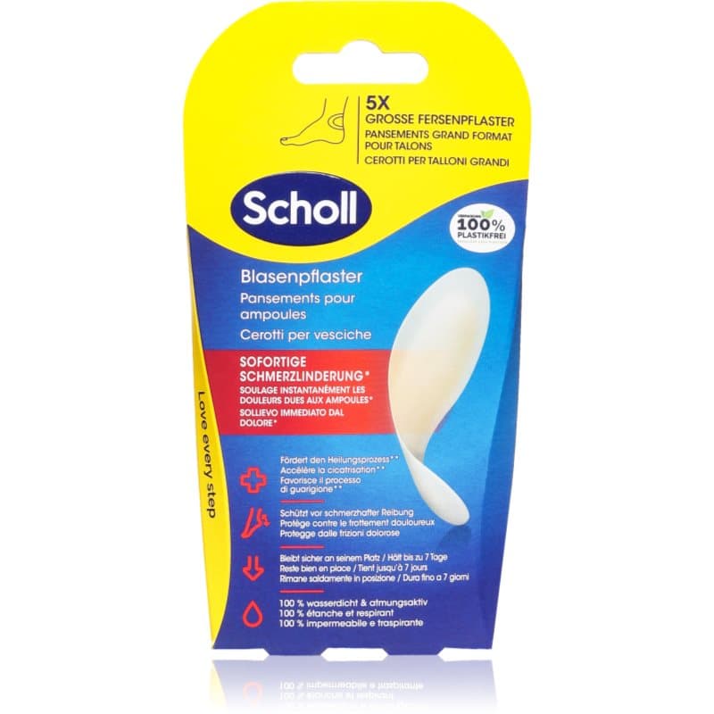 Dr. Scholl's Blister Plasters plaster wodoodporny na pęcherze na piętach
