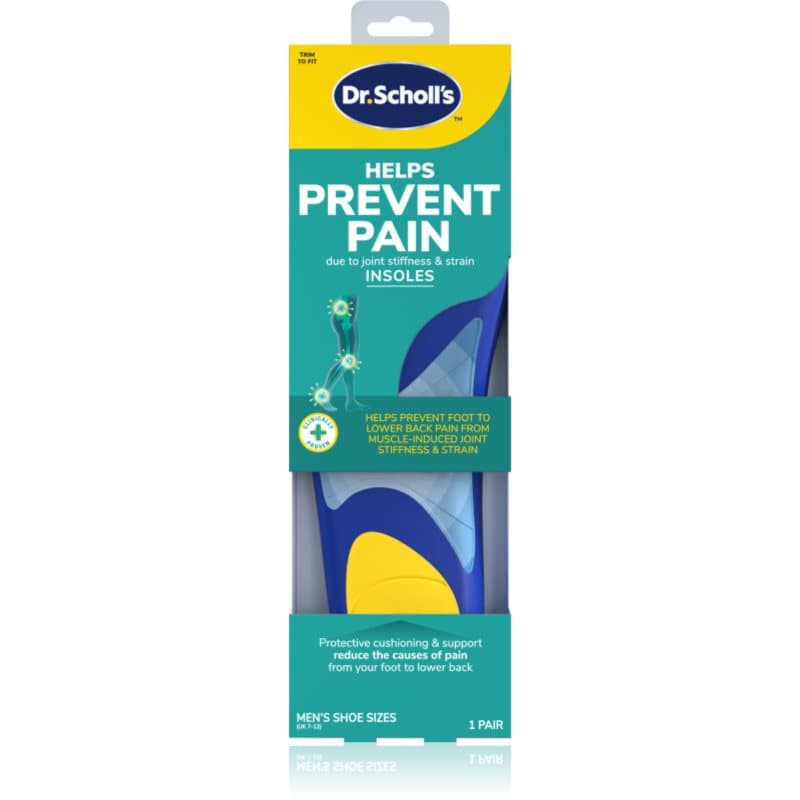 Dr. Scholl's Prevent Pain wkładki do butów na ból - Men's UK 7-12