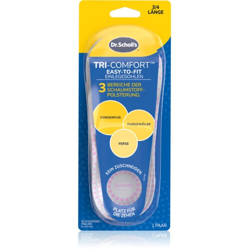 Dr. Scholl's Tri-Comfort wkładki do butów - Women's EU 35.5 - 40.5