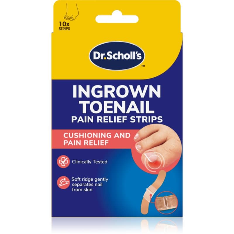 Dr. Scholl's Ingrown Toenail Pain Relief Strips plastry ochronne wspomagający wzrost paznokci