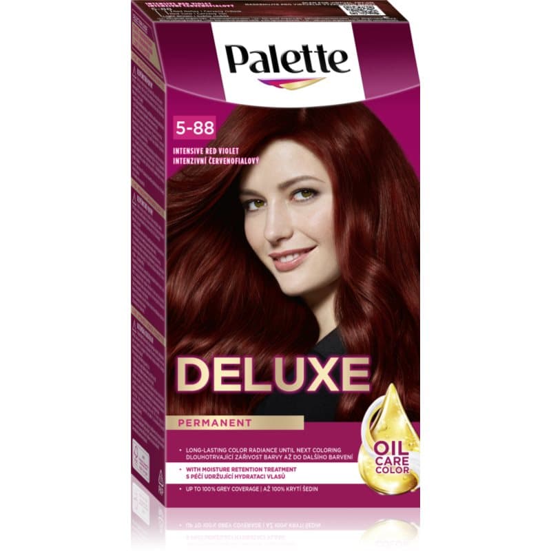 Palette Deluxe trwała farba do włosów odcień 5-88 Intensive Red Violet