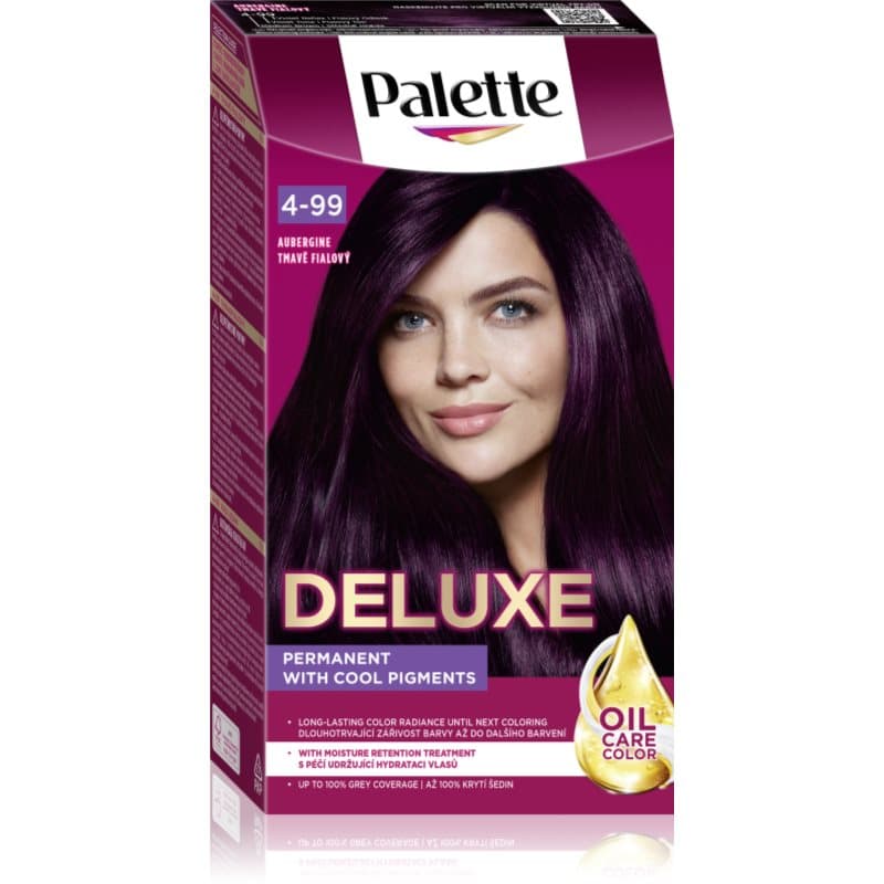 Palette Deluxe trwała farba do włosów odcień 4-99 Aubergine