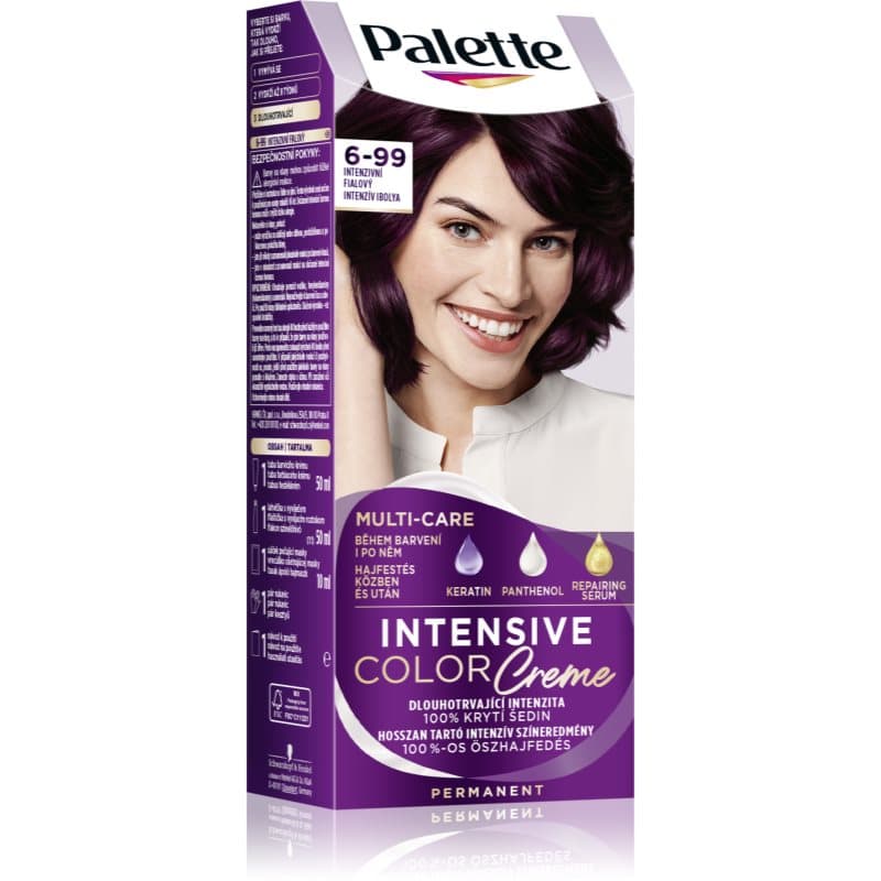 Palette Intensive Color Creme trwała farba do włosów odcień 6-99 (V5) Intense Violet