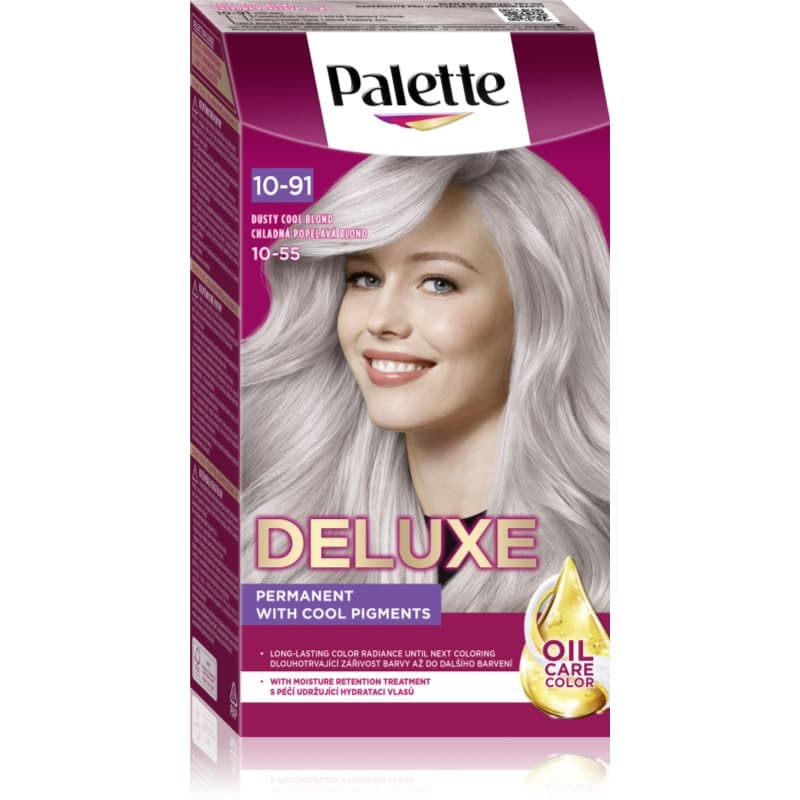 Palette Deluxe trwała farba do włosów odcień 10-91 Dusty Cool Blonde