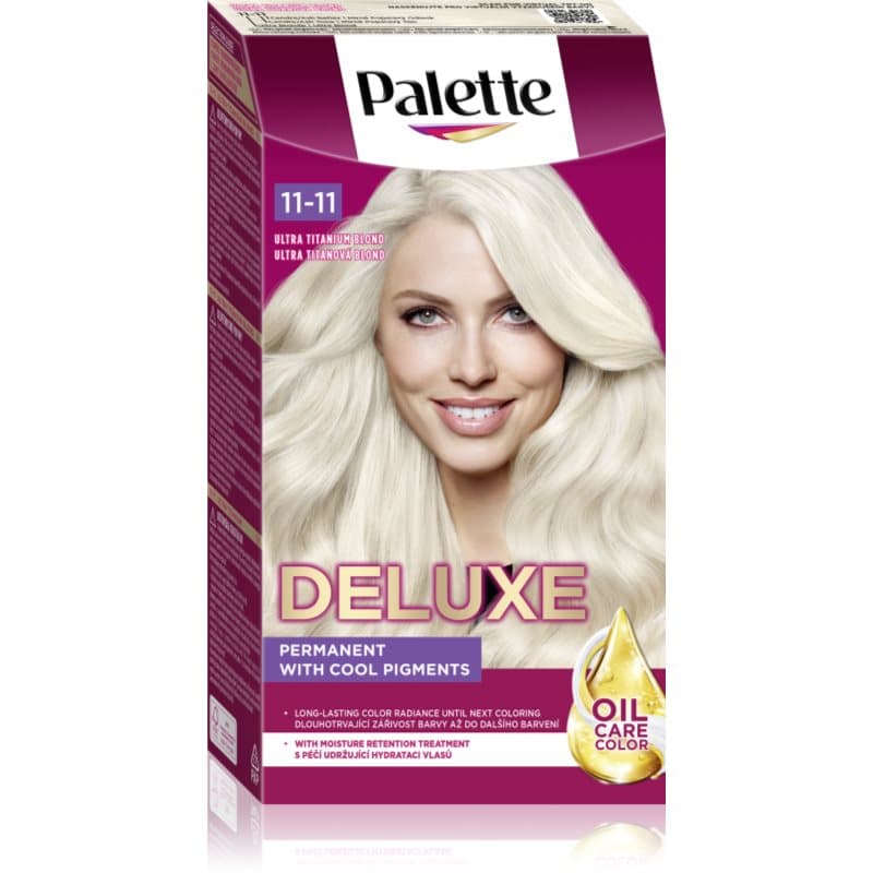 Palette Deluxe trwała farba do włosów odcień 11-11 Ultra Titanium